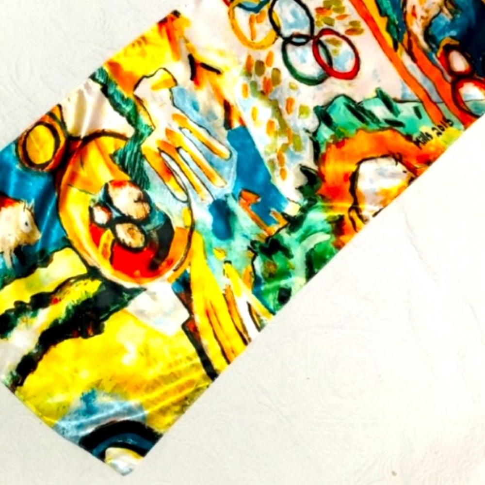 Mills 2018 silk scarf